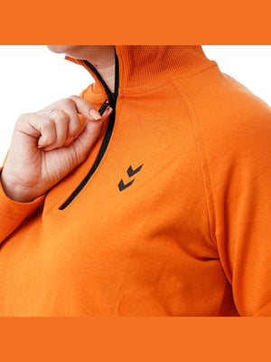 HUMMEL- HMLFUYU ZIP NECK SWEATSHIRT