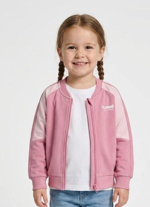 HUMMEL HMLMINI LOOSE BLOCK ZIP JACKET