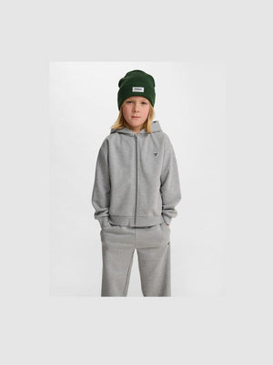 HUMMEL- hmlJR LOOSE ZIP HOODIE BEE