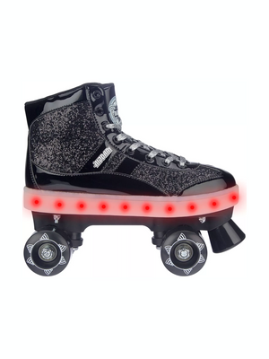 NIJDAM ROLLER SKATES FLASHING GLITTER AND GLAMOUR