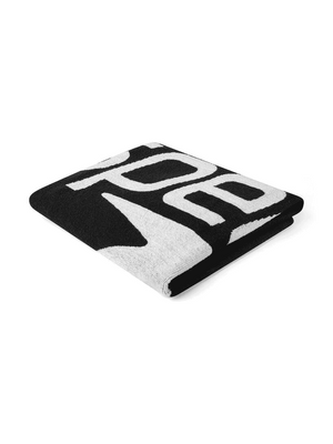SPEEDO LOGO TOWEL BLACK / WHITE