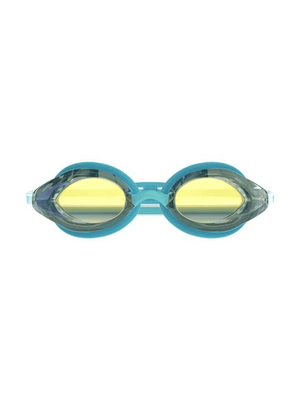 SPEEDO WOMENS VANQUISHER 3.0 MIRRORED BACHELOR BUTTON / CELESTE / GOLD MIRROR