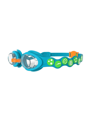 SPEEDO INFANT SPOT GOGGLE AZURE BLUE / FLUO GREEN / FLUO ORANGE / CLEAR