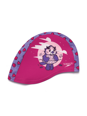SPEEDO PRINTED POLYESTER CAP ARIA MIAMI LILAC / SWEET TARO