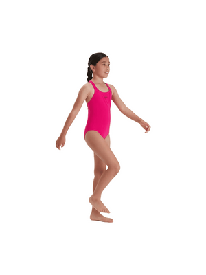 SPEEDO GIRLS ENDURANCE+ MEDALIST ELECTRIC PINK