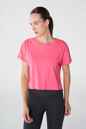 HUMMEL HMLSANDRA CROP T-SHIRT S/S