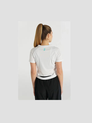 HUMMEL HMLVALERY CROP T-SHIRT S/S