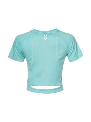 HUMMEL HMLVALERY CROP T-SHIRT S/S
