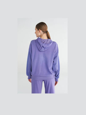 HUMMEL- HMLDEVON ZIP NECK HOODIE