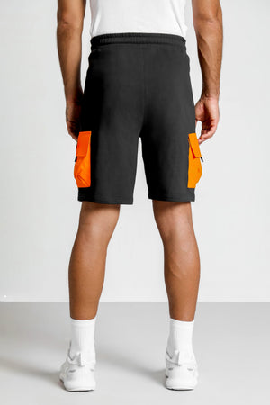 TRIBE OF 6 BABYLON GRAPHIC CARGO SHORTS