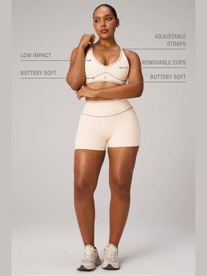 FABLETICS PURELUXE LONGLINE LOW IMPACT BRA
