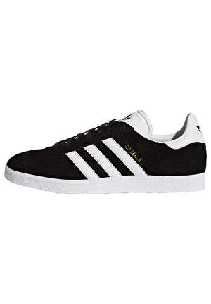 ADIDAS GAZELLE CBLACK/WHITE/GOLDMT