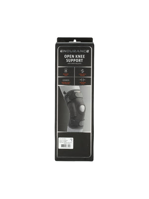 ENDURANCE PROTECH OPEN KNEE SUPPORT W/ JOINTS