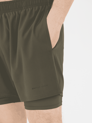 ENDURANCE KROS M 2-IN-1 SHORTS