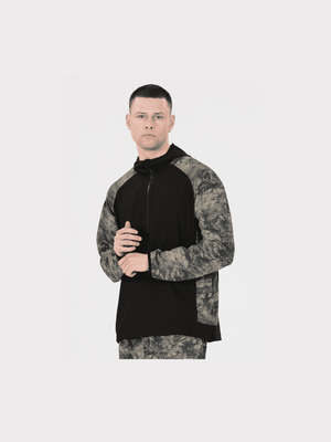 VIRTUS DEAGLAN M PRINTED HALF ZIP JACKET
