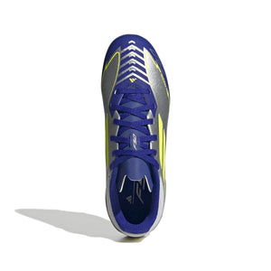 ADIDAS F50 LEAGUE FG/MG J SILVMT/SYELLO/LUCBLU