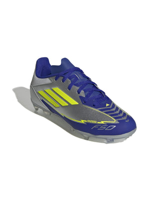 ADIDAS F50 LEAGUE FG/MG J SILVMT/SYELLO/LUCBLU
