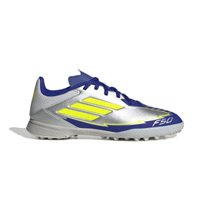 ADIDAS F50 LEAGUE TF J MES SILVMT/SYELLO/LUCBLU