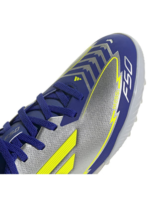 ADIDAS F50 LEAGUE TF J MES SILVMT/SYELLO/LUCBLU