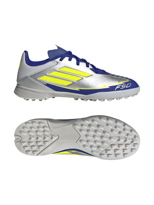 ADIDAS F50 LEAGUE TF J MES SILVMT/SYELLO/LUCBLU