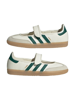 ADIDAS SAMBA JANE W OWHITE/CGREEN/GOLDMT