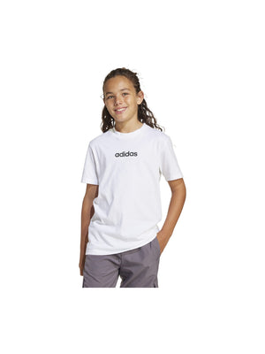 ADIDAS J LIN TEE 160 WHITE/BLACK
