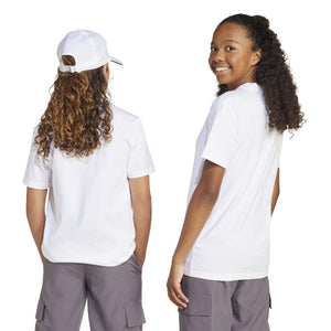 ADIDAS J LIN TEE 160 WHITE/BLACK