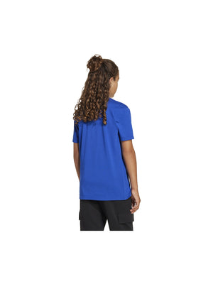 ADIDAS J LIN TEE 160 ROYBLU/BLACK
