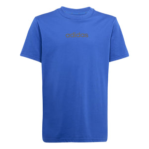 ADIDAS J LIN TEE 160 ROYBLU/BLACK