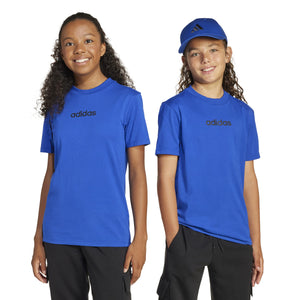 ADIDAS J LIN TEE 160 ROYBLU/BLACK