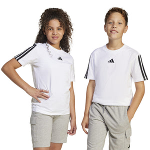 ADIDAS J 3S TEE 160 WHITE/BLACK