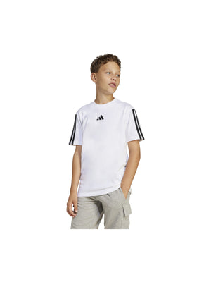 ADIDAS J 3S TEE 160 WHITE/BLACK