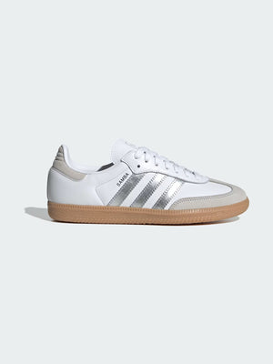 ADIDAS SAMBA OG W FTWWHT/SILVMT/GREONE