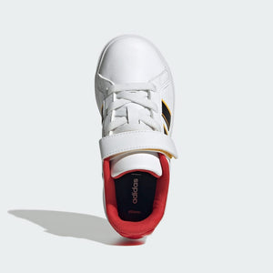 ADIDAS GRAND COURT MICKEY EL K FTWWHT/CBLACK/BOGOLD