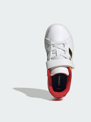 ADIDAS GRAND COURT MICKEY EL K FTWWHT/CBLACK/BOGOLD