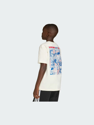 ADIDAS J MRVL SM GFX T OWHITE/DKBLUE