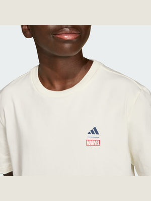 ADIDAS J MRVL SM GFX T OWHITE/DKBLUE