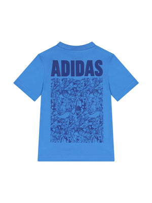 ADIDAS J MRVL AV GFX T RAYBLU/OWHITE