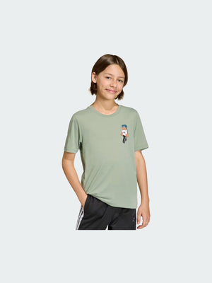 ADIDAS J MC TR TEE SILGRN