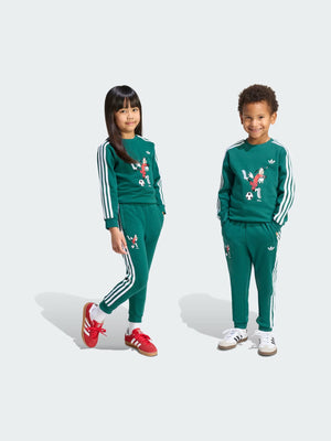 ADIDAS CREW SET CGREEN/WHITE