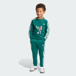 ADIDAS CREW SET CGREEN/WHITE