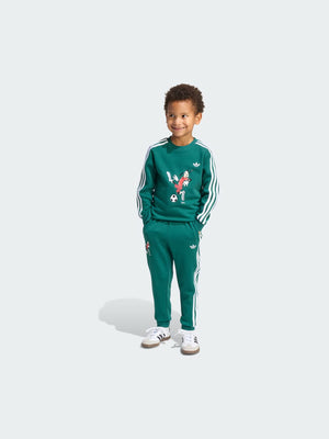 ADIDAS CREW SET CGREEN/WHITE