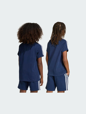 ADIDAS 3 STRIPE TEE NINDIG/WHITE