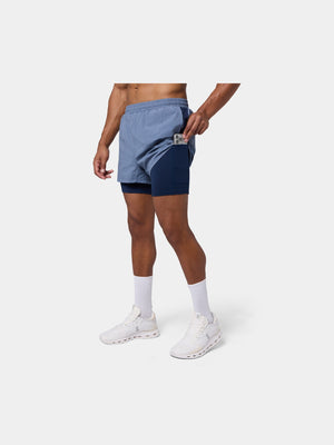 SQUATWOLF MESH 2-IN-1 5 SHORTS