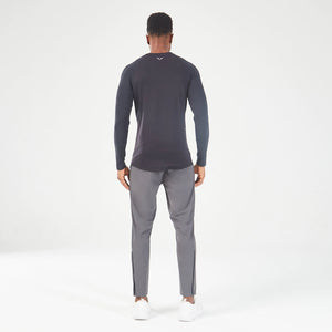 SQUATWOLF STATEMENT RIBBED LONG SLEEVES TEE