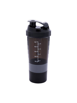 PURE2IMPROVE SHAKER 500ML D GREY BLACK
