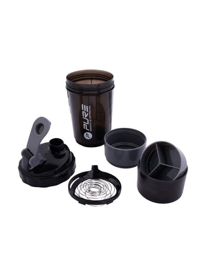 PURE2IMPROVE SHAKER 500ML D GREY BLACK
