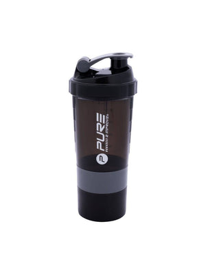 PURE2IMPROVE SHAKER 500ML D GREY BLACK