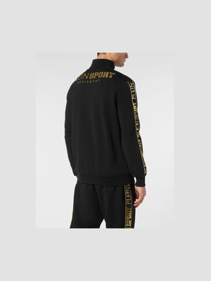 PLEIN SPORT TRACKSUIT SWEATSHIRT LAMINATED