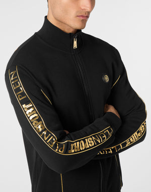 PLEIN SPORT TRACKSUIT SWEATSHIRT LAMINATED